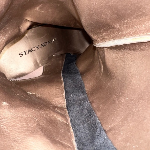 Stacy Adams black croc stiletto booties - Picture 7 of 9